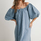 Ally Puff Sleeve Mini Dress