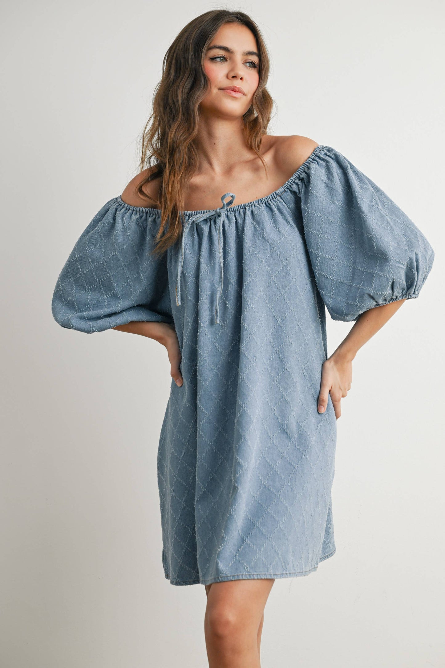 Ally Puff Sleeve Mini Dress
