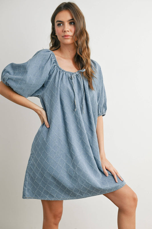 Ally Puff Sleeve Mini Dress