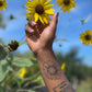 Sunflower Temporary Tattoo