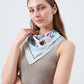 Camellia Floral Bandana: Smooth Stylish Scarf