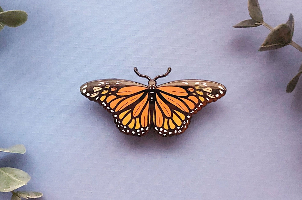 Monarch Butterfly Enamel Pin