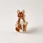 Forest Fox Enamel Pin