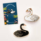 Swans in Love Pin Set