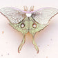 Luna Moth Enamel Pin