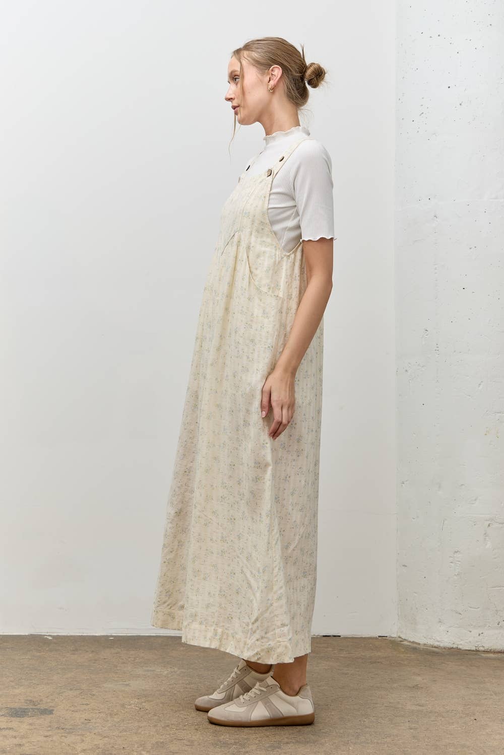 Summer Breeze Floral Overalls