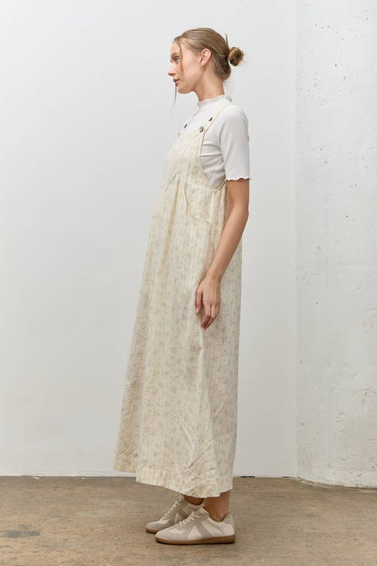 Summer Breeze Floral Overalls