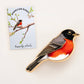 Robin Enamel Pin
