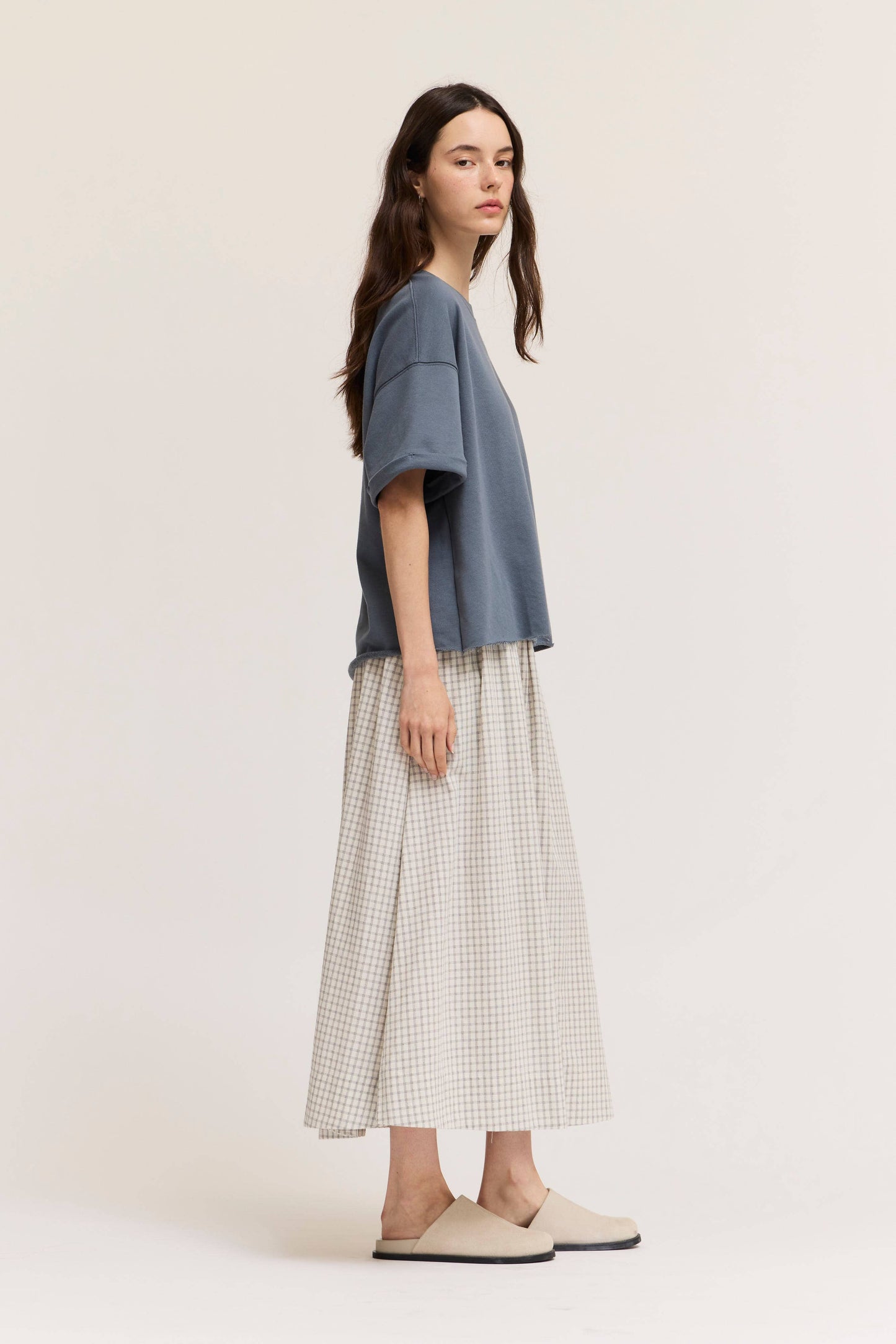 Perfect Plaid Button Down Skirt