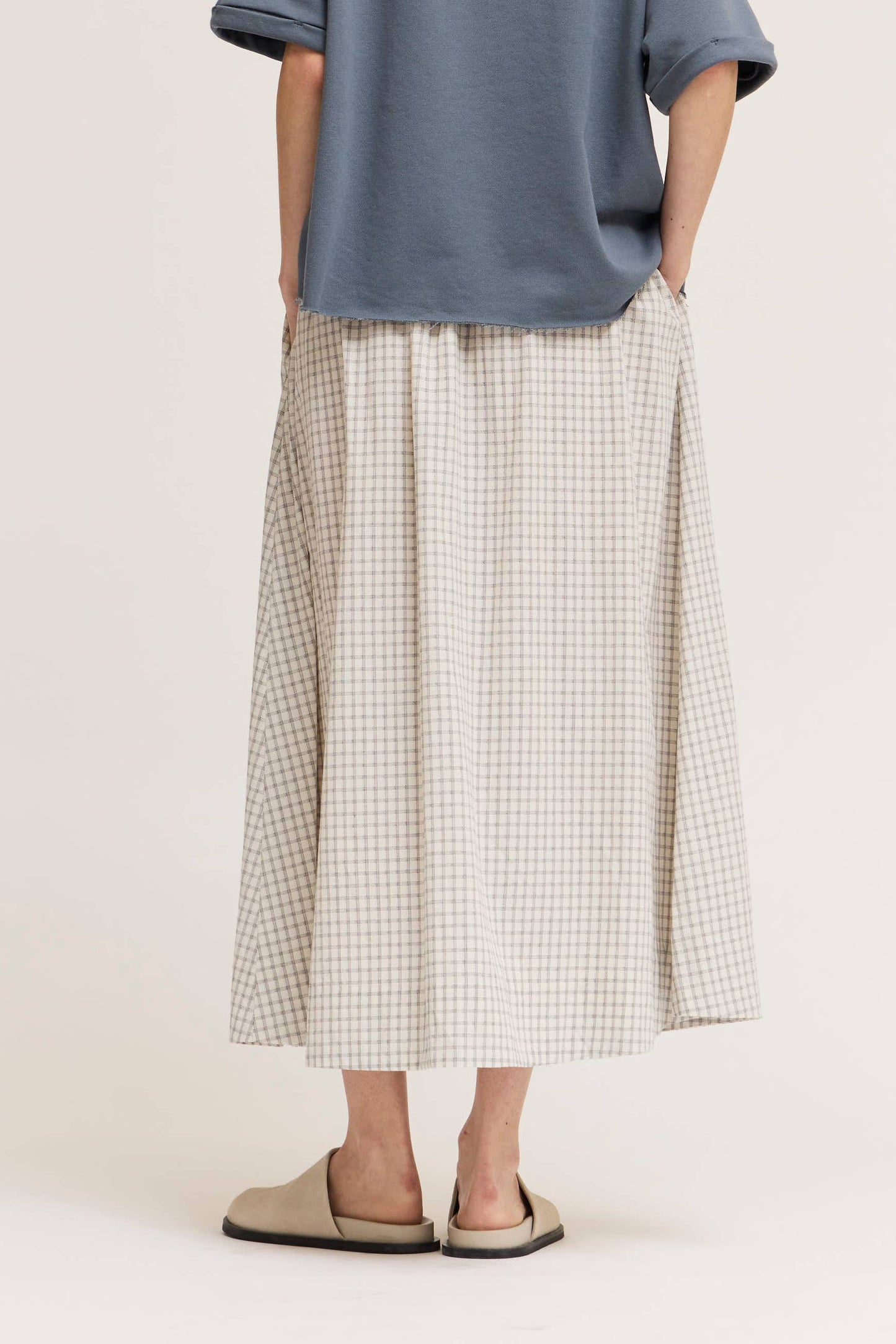 Perfect Plaid Button Down Skirt