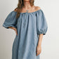 Ally Puff Sleeve Mini Dress