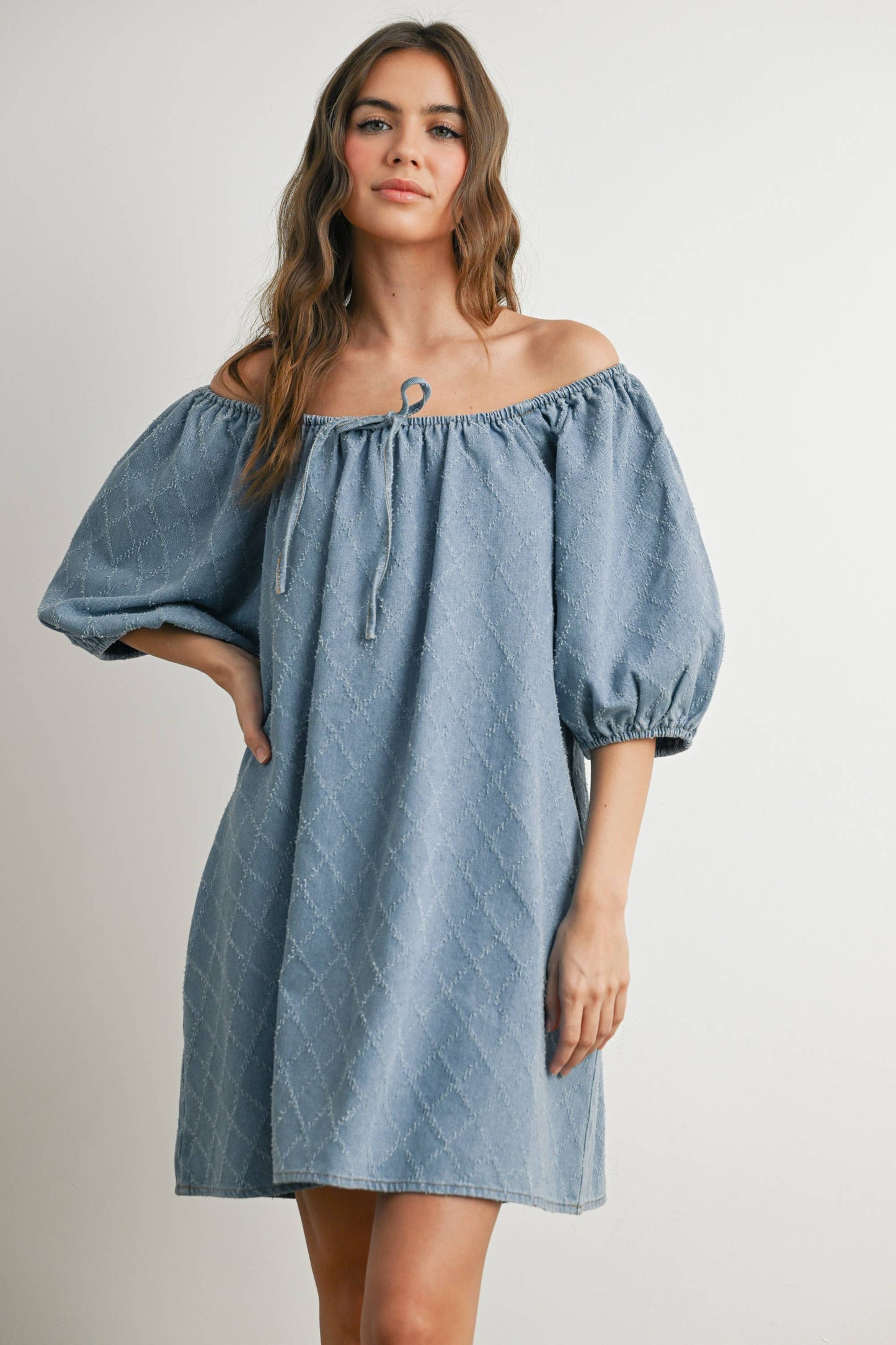 Ally Puff Sleeve Mini Dress