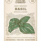Basil Heirloom Seed Packets