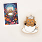 I Love You A Latte Cat Pin