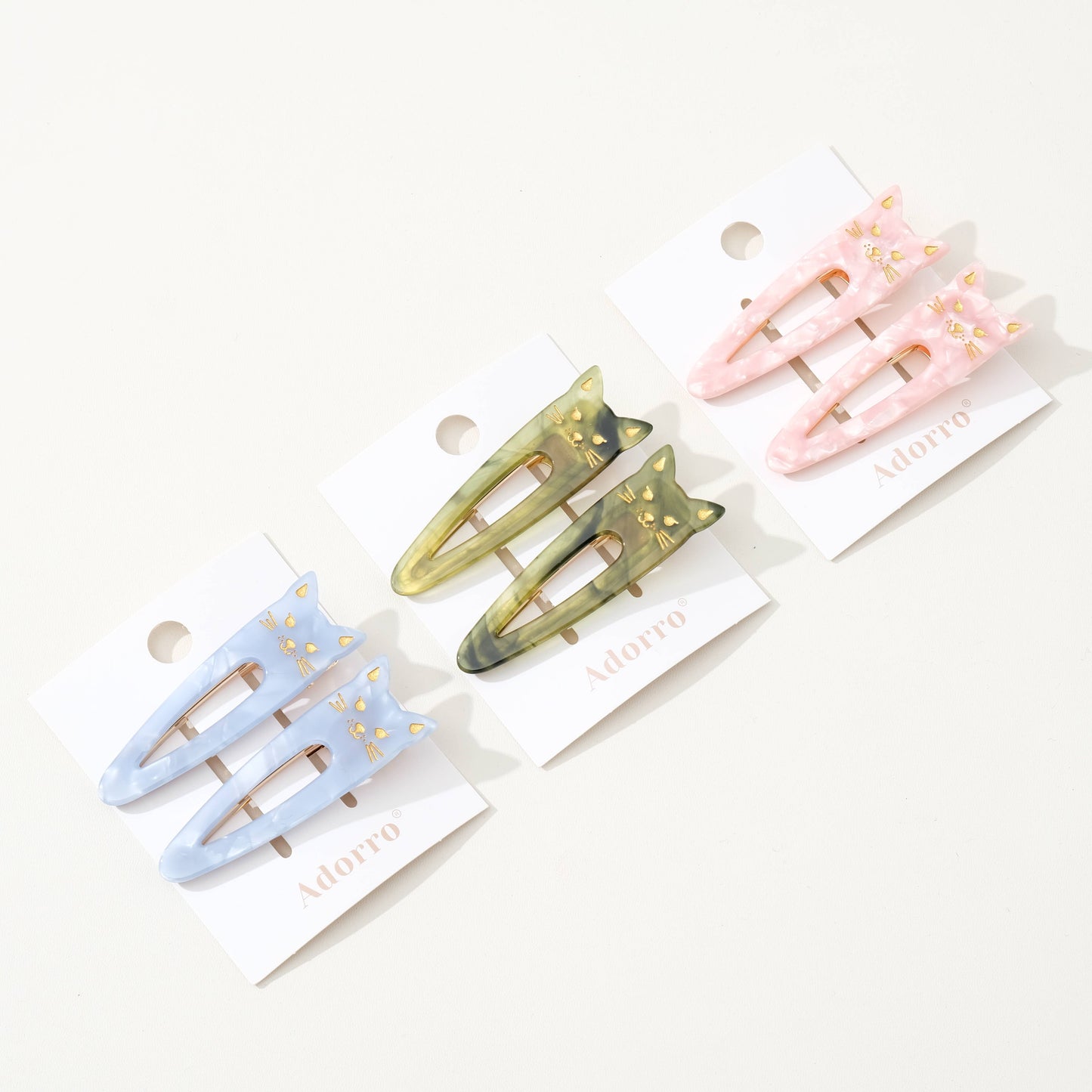 Kitty Barrettes (Set of 2)