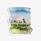 "The Goodness of God" Watercolor Scripture Sticker