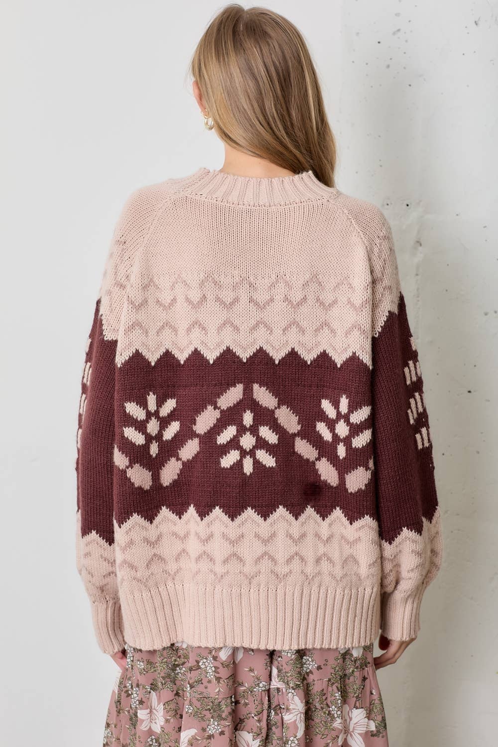 Fair Flower Knit Sweater