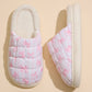 Pasture Pink Quilted Slippers