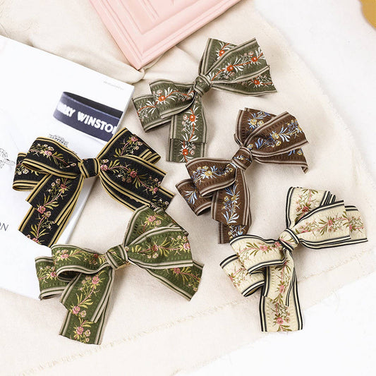 Vintage Vêtement Embroidered Bows