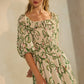 Garden Imprints Midi Dress