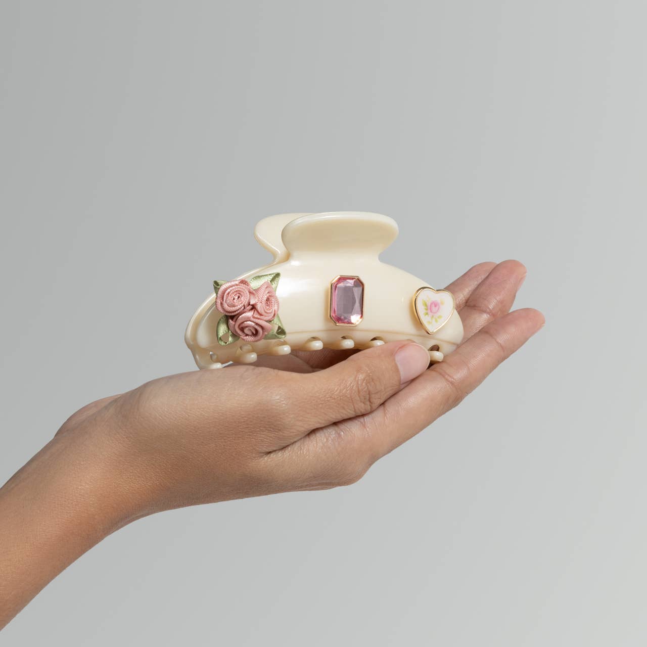 Pretty Pearl Curved Claw Clip 7pc Set