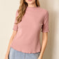 Rose Petal Ruffle Hem Top