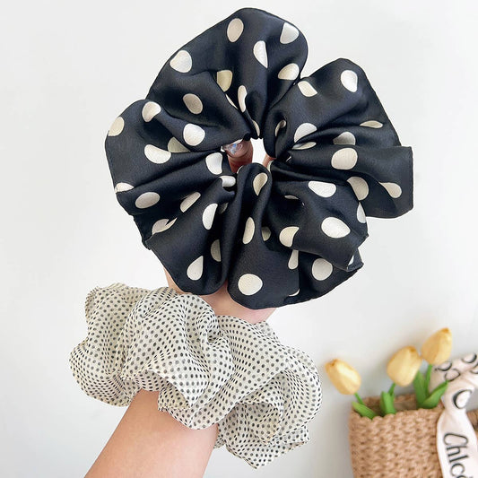 Polka Dot Scrunchies (Set of 2)