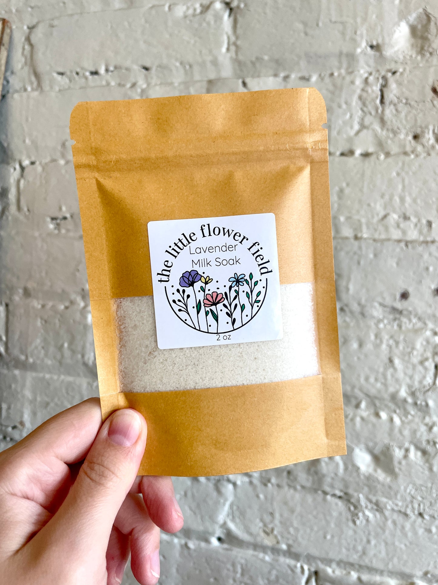 2 oz. Lavender Milk Bath Soak - The Little Flower Field