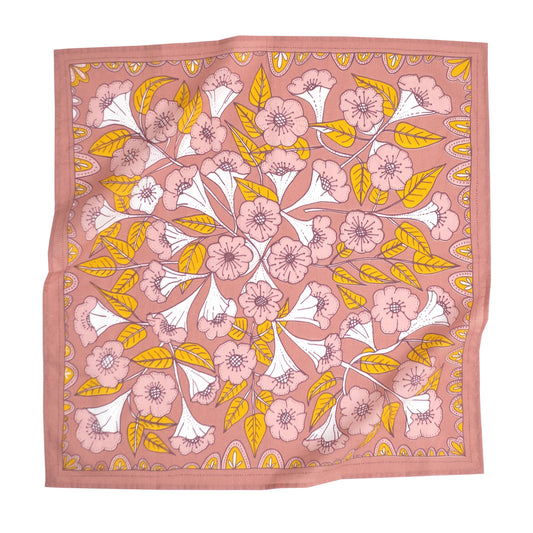 Pink Evangeline Bandana - 22"