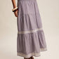 Townhomes Striped Smocked Maxi Skirt