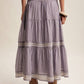 Townhomes Striped Smocked Maxi Skirt