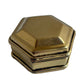 Brass Hexagon Trinket Box