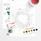 Holly Wreath Watercolor Paint Kit