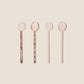 Pink Pastels Glass Spoon Set