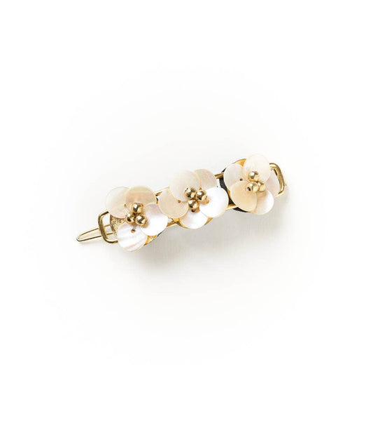 Mother of Pearl Barrette Hair Clip