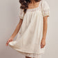 Lisa Lace Puff Sleeve Mini Dress
