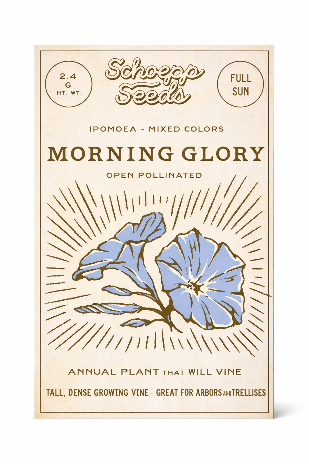Morning Glory Heirloom Garden Seed Packets