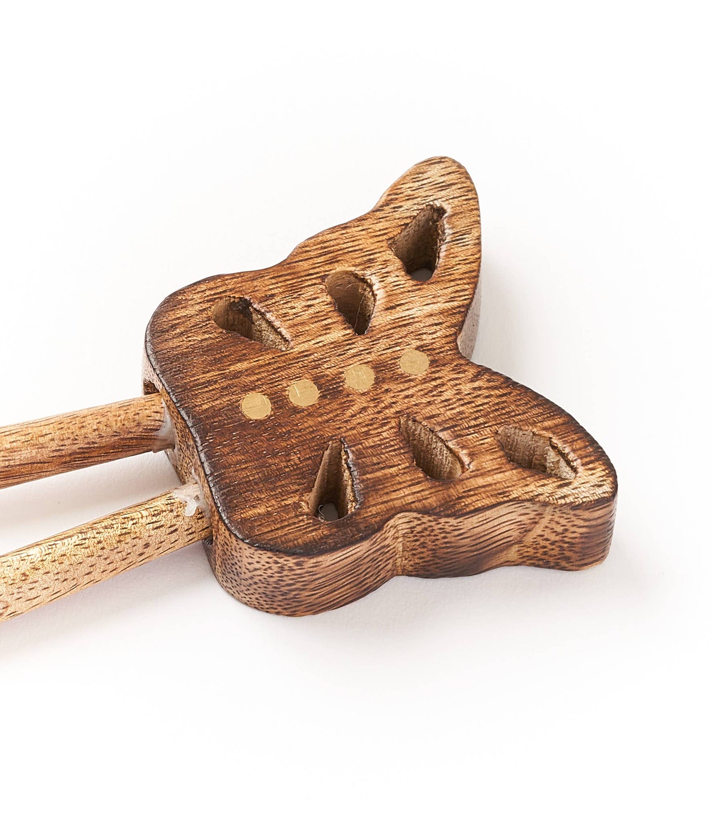 Hiranya Butterfly Wood Hair Pin