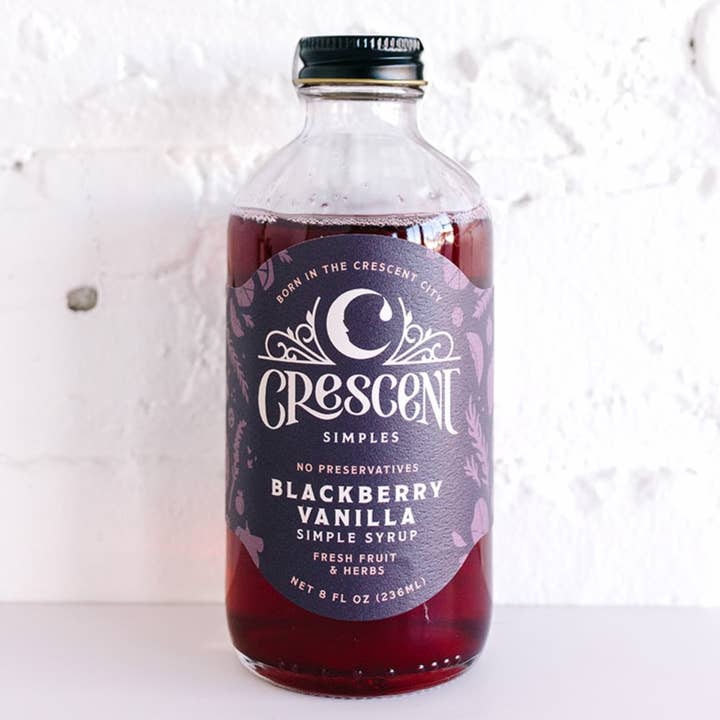 Blackberry Vanilla Simple Syrup - 8 oz.