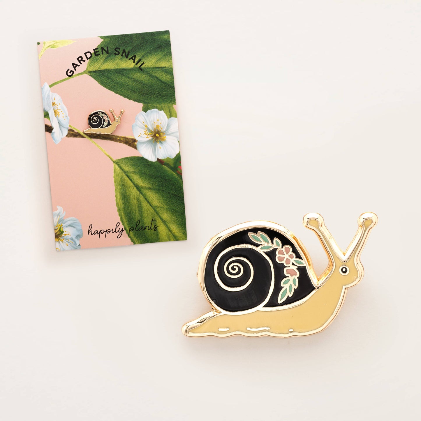Garden Snail Lapel Pin