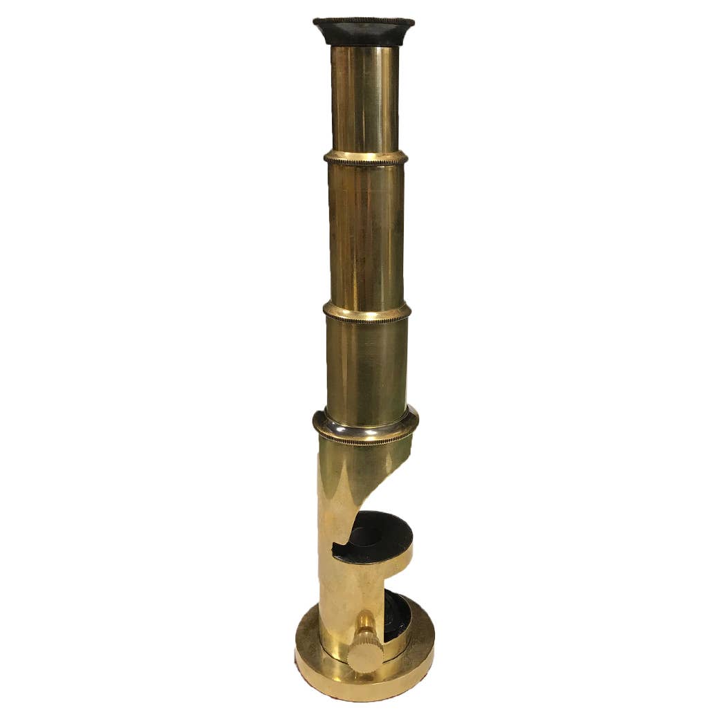 Polished Brass Field Microscope