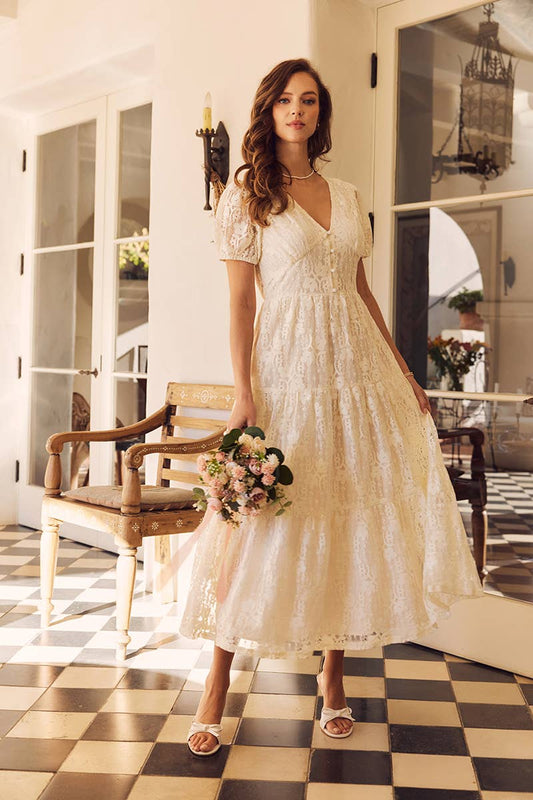 Meaningful Moments Tiered Midi Dress