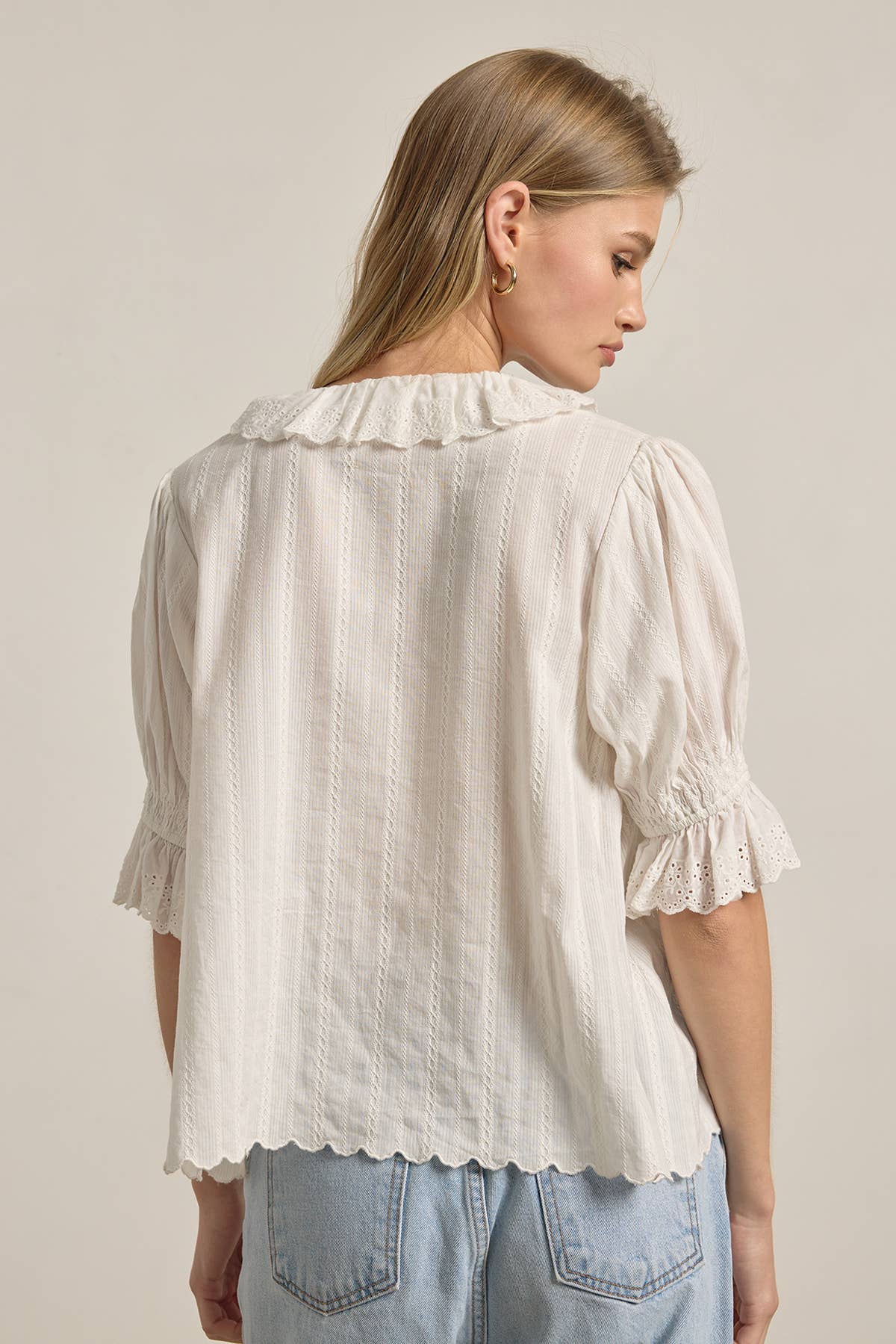 Veronica Ruffle Blouse