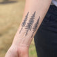 Pine Trees Temporary Tattoo