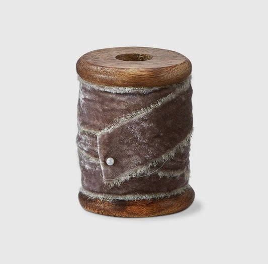 Wintery Velvet Holiday Ribbon