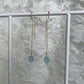 Touch of Earth Stone Threader Earrings