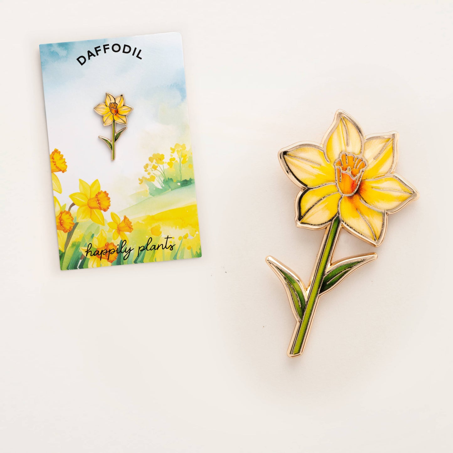 Daffodil Pin Brooch