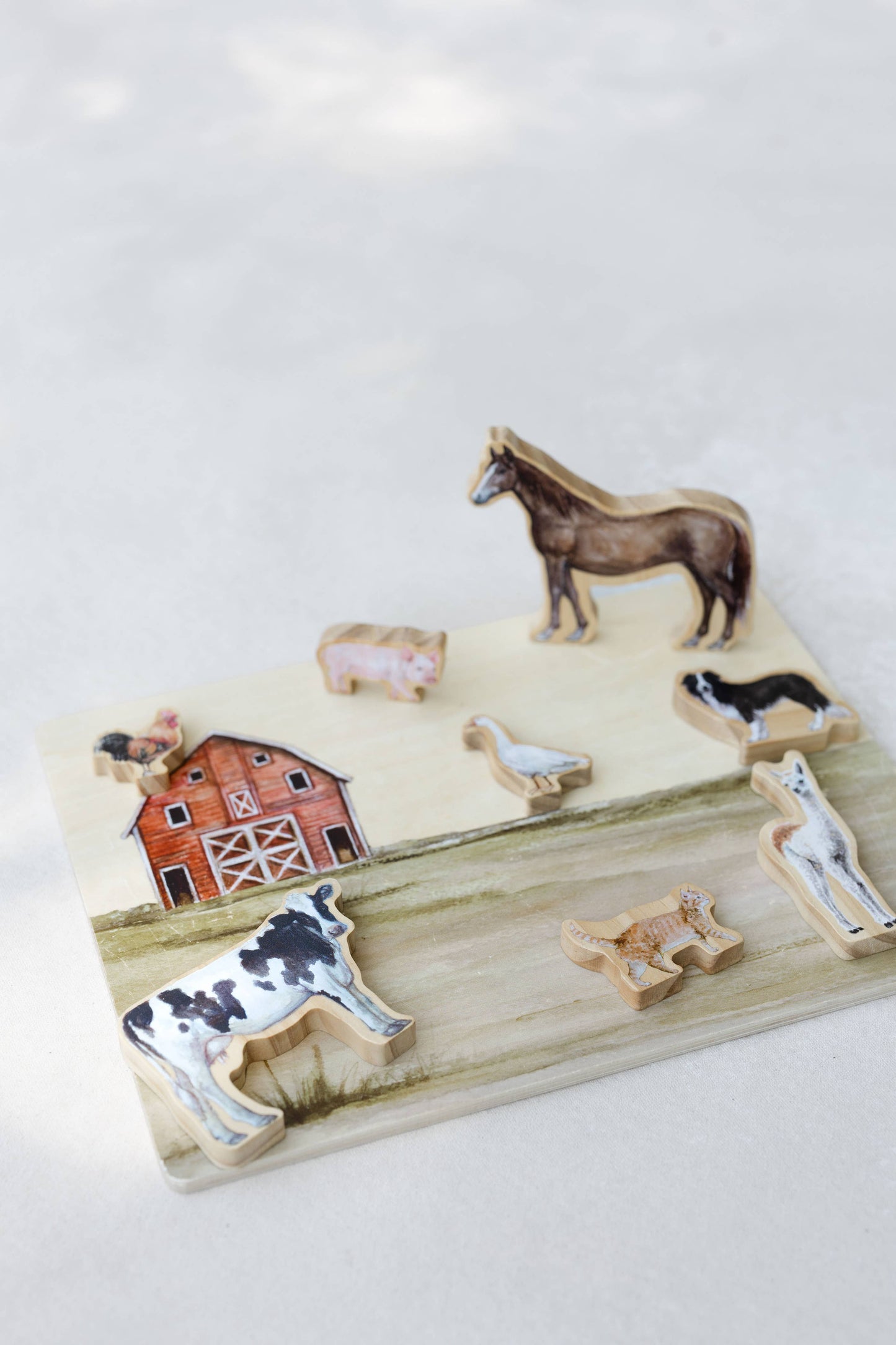 Farm Animals Wooden Puzzle