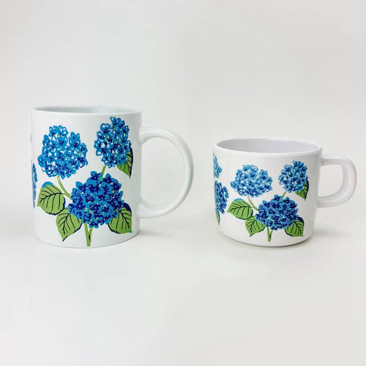 Helmsie Mug and Sippy Cup Set - Hydrangea