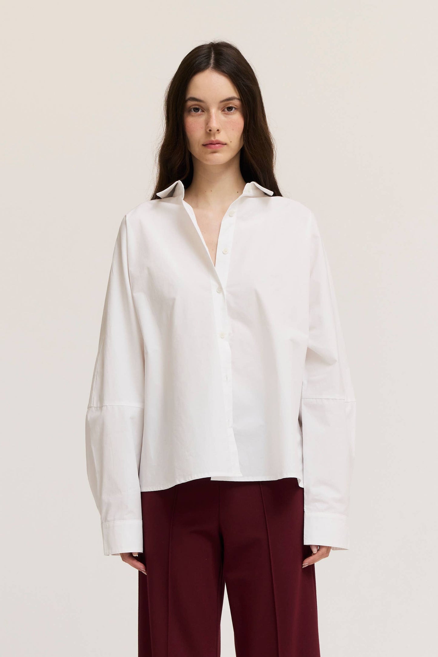 Orchid Cotton Button-Down